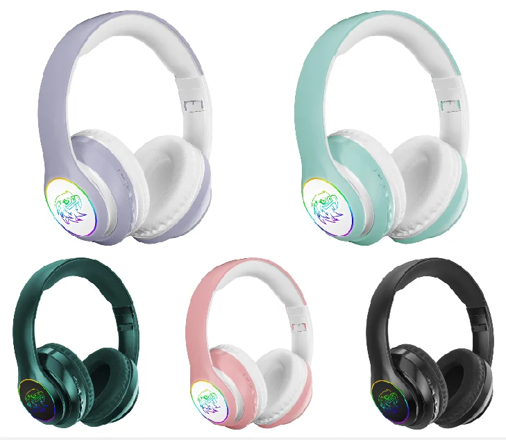 2021 OEM Color LED Adjustable Gaming Headset Hands free Wireless Headphones with MIC
2021 OEM Color LED Adjustable Gaming Headset Hands free Wireless Headphones with MIC