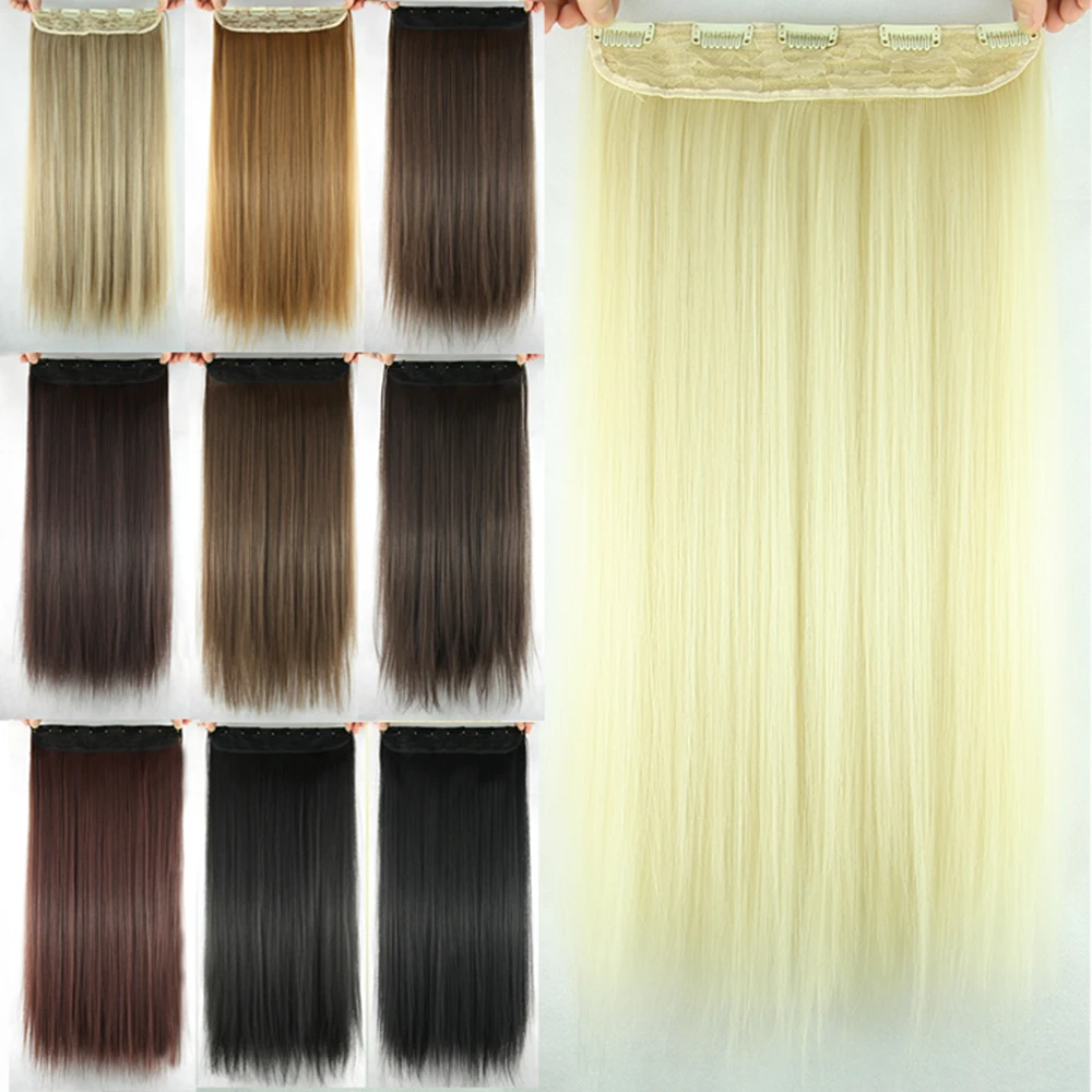 20 Colors 24'' Long Straight Black To Gray Ombre Hair High Tempreture Fiber Synthetic Hair Pad Clip In Hair Extensions, 10 colors
20 Colors 24'' Long Straight Black To Gray Ombre Hair High Tempreture Fiber Synthetic Hair Pad Clip In Hair Extensions, 10 colors