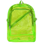 Outdoor waterproof school bag Camping hiking transparent pack pvc clear backpack