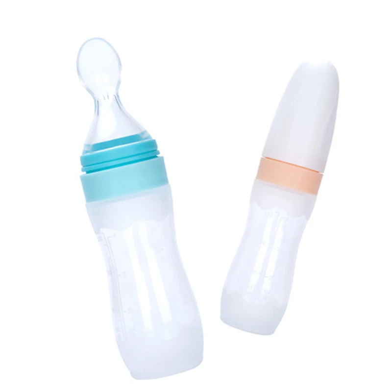 Wholesale Mini Food Grade Silicone Feeding Bottle Baby Food Dispensing Spoon, Blue, pink, orange
Wholesale Mini Food Grade Silicone Feeding Bottle Baby Food Dispensing Spoon, Blue, pink, orange