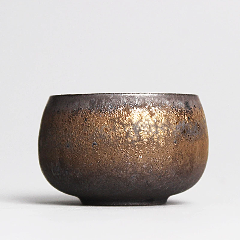Japanese style handmade Coarse pottery retro personal ceramic tea cup 95ml, As pictures
Japanese style handmade Coarse pottery retro personal ceramic tea cup 95ml, As pictures