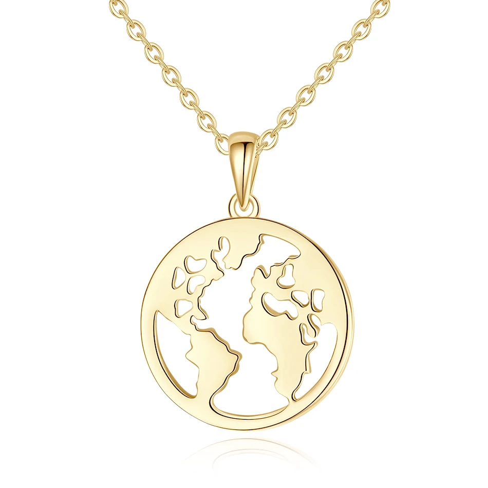 hot sale 925 sterling silver necklace 14k gold plated jewelry fashion world map pendant necklace
hot sale 925 sterling silver necklace 14k gold plated jewelry fashion world map pendant necklace