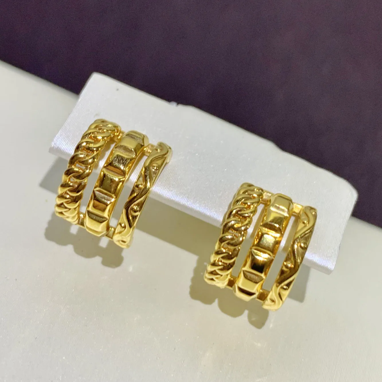 Luxury Fashion Pure Real 18K Gold Earrings Jewelry Women Ladies Female Bridal Engagement Wedding Earrings
Luxury Fashion Pure Real 18K Gold Earrings Jewelry Women Ladies Female Bridal Engagement Wedding Earrings