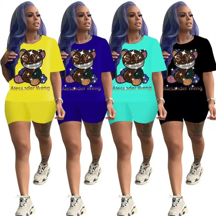 PH-20619 Rhinestone Trim 2 Piece Set Women Women Clothing Two Piece Sets Biker Shorts Set
PH-20619 Rhinestone Trim 2 Piece Set Women Women Clothing Two Piece Sets Biker Shorts Set