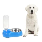 Factory Fashion High Grade Anti Skid Stainless Steel Double Mouth Pet Dog Feeders Bowl