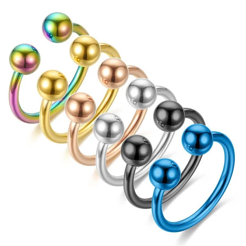 INS hip-hop stainless steel personality women ball simple minimalist open gold ring bague en acier inoxydable
INS hip-hop stainless steel personality women ball simple minimalist open gold ring bague en acier inoxydable
