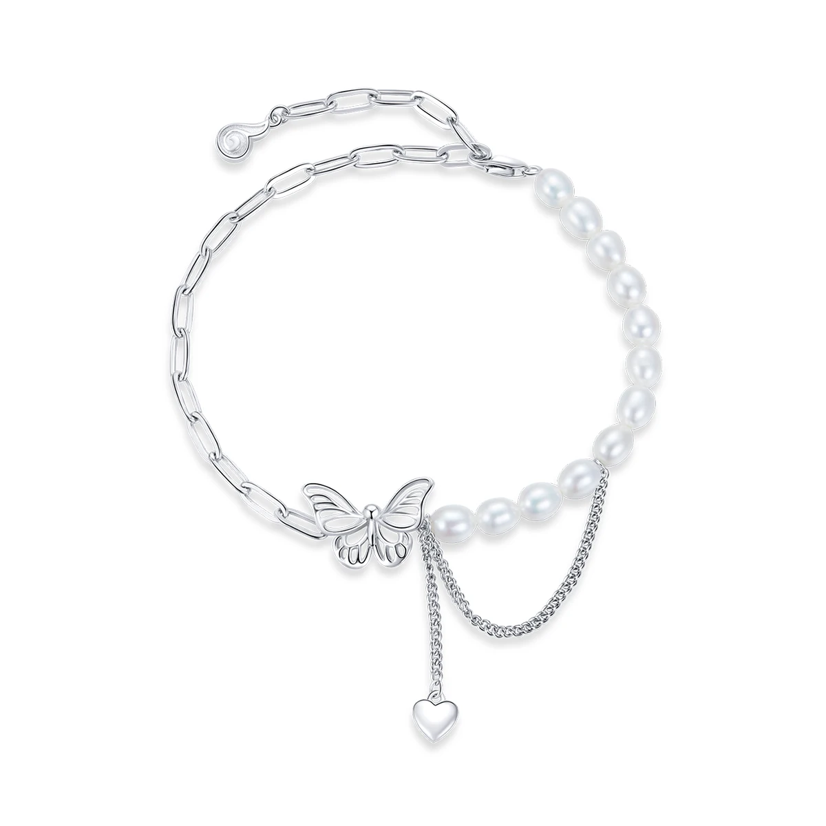 BAMOER Butterfly Link Chain Bracelets for Women 925 Sterling Silver Pearl Bracelets Anniversary jewelry Gifts BSB080
BAMOER Butterfly Link Chain Bracelets for Women 925 Sterling Silver Pearl Bracelets Anniversary jewelry Gifts BSB080