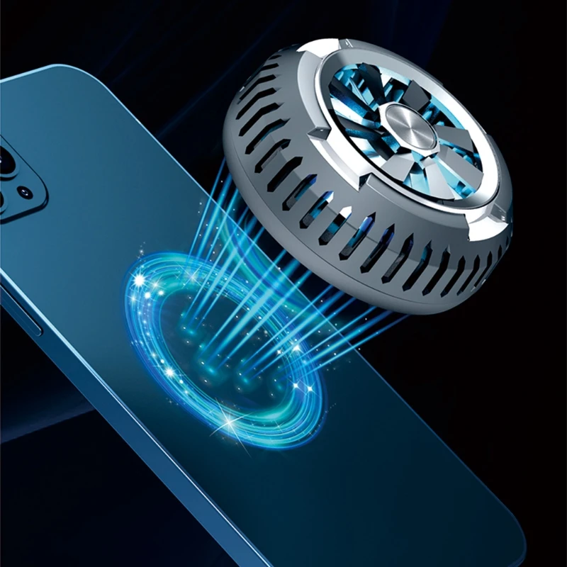 2021 Portable Mini Plug in Fast Cooler Mobile Phone fan Magnetic Radiator for IP12, Silver,
2021 Portable Mini Plug in Fast Cooler Mobile Phone fan Magnetic Radiator for IP12, Silver,