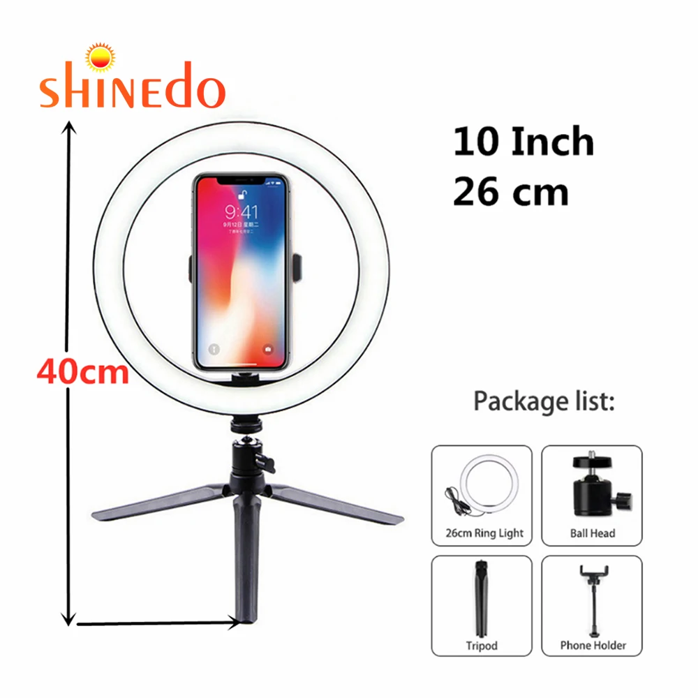 10-inch 3 Modes Desktop Fill light Beauty Makeup Video Shooting Live Ring Light Selfie
10-inch 3 Modes Desktop Fill light Beauty Makeup Video Shooting Live Ring Light Selfie