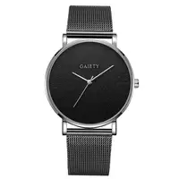 

2019 new Geneva wristwatch male for high quality table steel mesh belt watch fashion ultra-thin contracted men watch