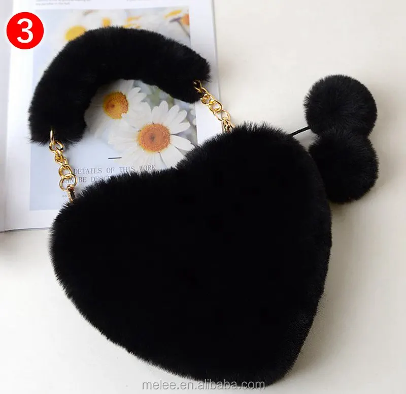 New Women Winter Faux Fur Handbag Lady Heart Shape Hand Bag Female Fashion Phone Purse Teenage Girl Gift Kawaii Party Tote Bags
New Women Winter Faux Fur Handbag Lady Heart Shape Hand Bag Female Fashion Phone Purse Teenage Girl Gift Kawaii Party Tote Bags