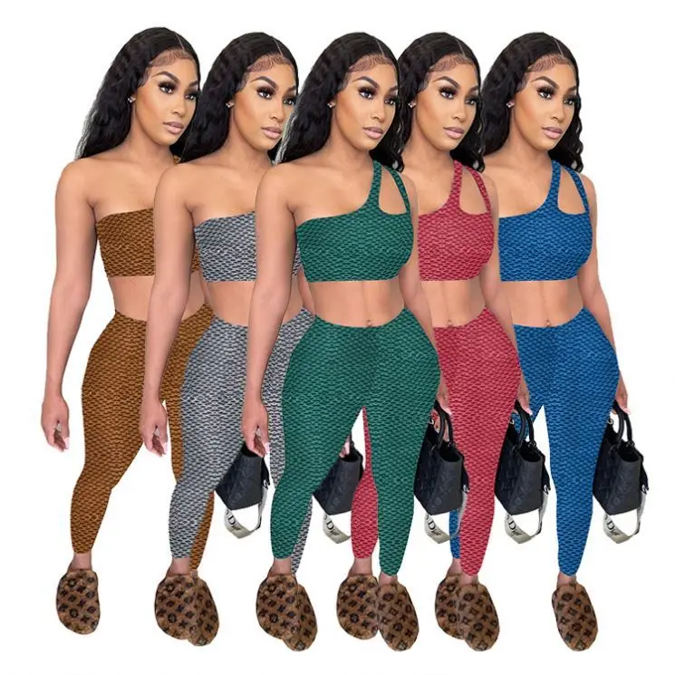 MISSMOEN New Style Crop Top One Shoulder 2021 Women Fashion Clothing Women 2 Piece Pants Set Outfits
MISSMOEN New Style Crop Top One Shoulder 2021 Women Fashion Clothing Women 2 Piece Pants Set Outfits