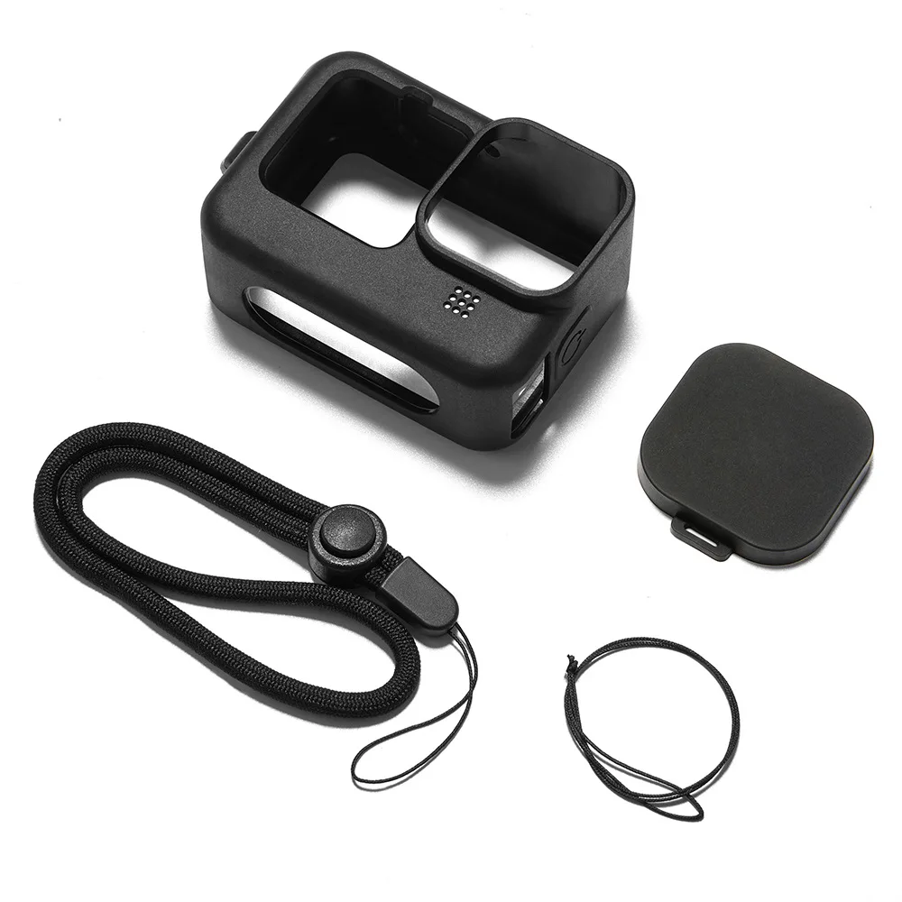 Go pro Accessories Camera Protection Soft Rubber Shell Protective Case + Lens Cover for GoPro 10 9, Black/blue
Go pro Accessories Camera Protection Soft Rubber Shell Protective Case + Lens Cover for GoPro 10 9, Black/blue