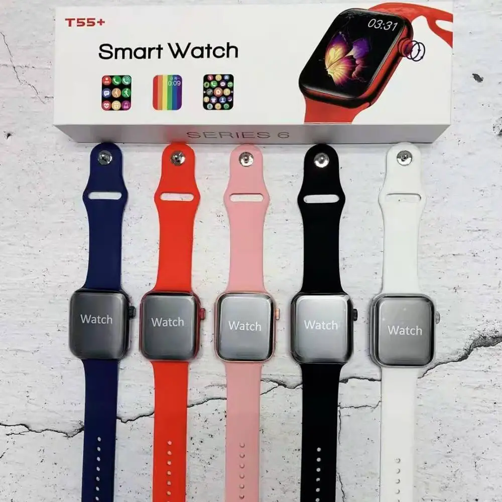 New Arrivals T55+ Smart Watch Bracelet 1.75inch HD Full Touch Screen Blood Pressure Monitor Smartwatches 2021 Watch Series 6
New Arrivals T55+ Smart Watch Bracelet 1.75inch HD Full Touch Screen Blood Pressure Monitor Smartwatches 2021 Watch Series 6