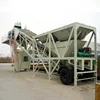 Belt type wet ready-mixed precast mobile concrete batching plant for construction