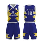 Polyester New Style Blank Sublimated Basketball Jersey
