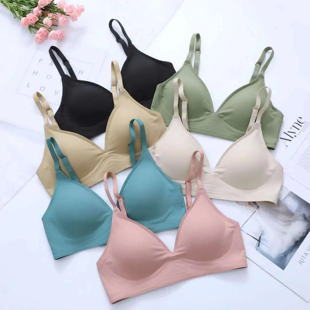 ChaoRong Brand One- piece brassiere women soild comfortable girls latext contour bra sleep spandex seamless bra
ChaoRong Brand One- piece brassiere women soild comfortable girls latext contour bra sleep spandex seamless bra