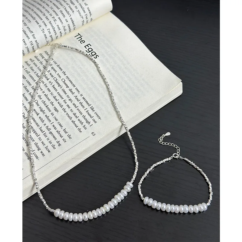 S925 Sterling Silver Small Pieces Of Silver Natural Pearl Necklace Niche 2023 New Simple And Light Luxury
S925 Sterling Silver Small Pieces Of Silver Natural Pearl Necklace Niche 2023 New Simple And Light Luxury