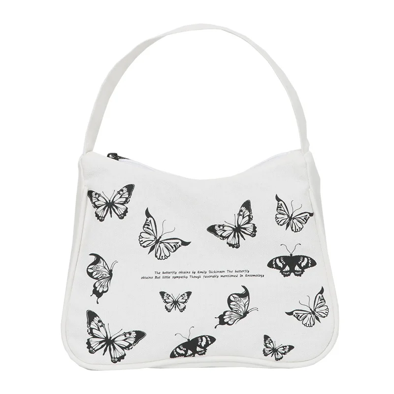 Ins butterfly fashionable shoulder bag simple versatile canvas bags with custom printed logo ladies handbags 2021, Customized color
Ins butterfly fashionable shoulder bag simple versatile canvas bags with custom printed logo ladies handbags 2021, Customized color