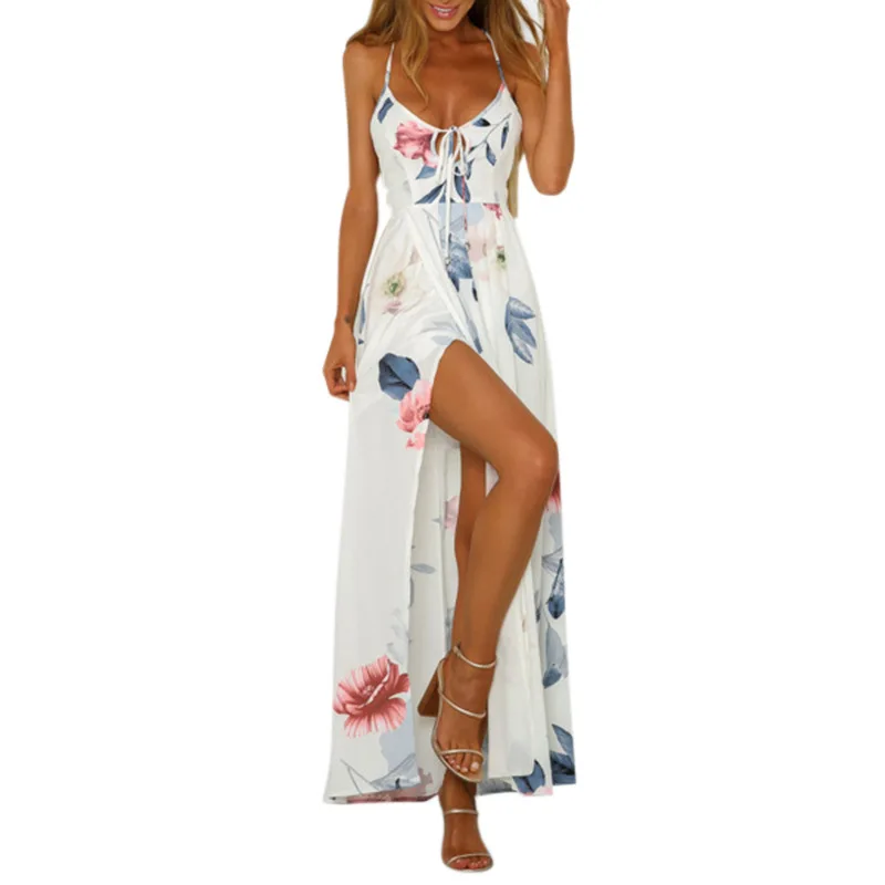 2021 Summer Sexy Casual Printed Suspender Backless Slit Bodycon Beach Holiday Evening Prom Dress
2021 Summer Sexy Casual Printed Suspender Backless Slit Bodycon Beach Holiday Evening Prom Dress