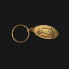 Metal spinner keychains enamel custom enameled metal logo