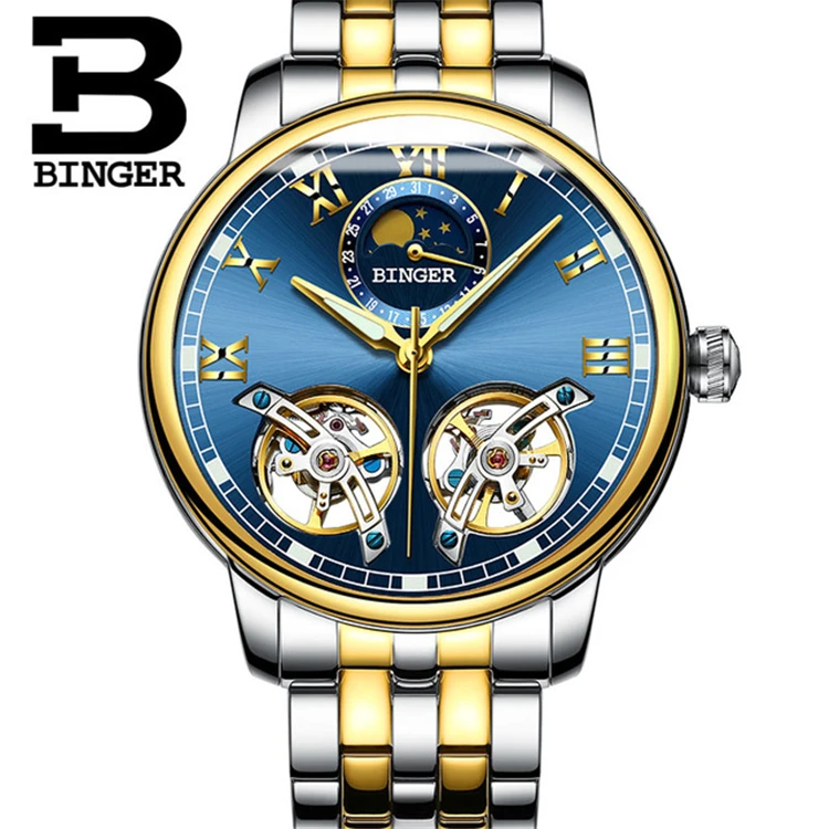 BINGER 8606B Skeleton Automatic Watch for Men Self-Wind Fashion Men Mechanical Watches Business relogio masculino Blue, 8 colours
BINGER 8606B Skeleton Automatic Watch for Men Self-Wind Fashion Men Mechanical Watches Business relogio masculino Blue, 8 colours