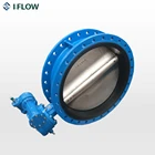EN 593 PN10/PN16 DOUBLE FLANGE BUTTERFLY VALVE