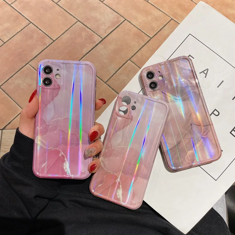 Luxury Laser Gradient Marble Phone Case For iPhone 12 11 Pro Max 7 8 Plus X XR XS Max Mini Back Cover Funda Coque
Luxury Laser Gradient Marble Phone Case For iPhone 12 11 Pro Max 7 8 Plus X XR XS Max Mini Back Cover Funda Coque