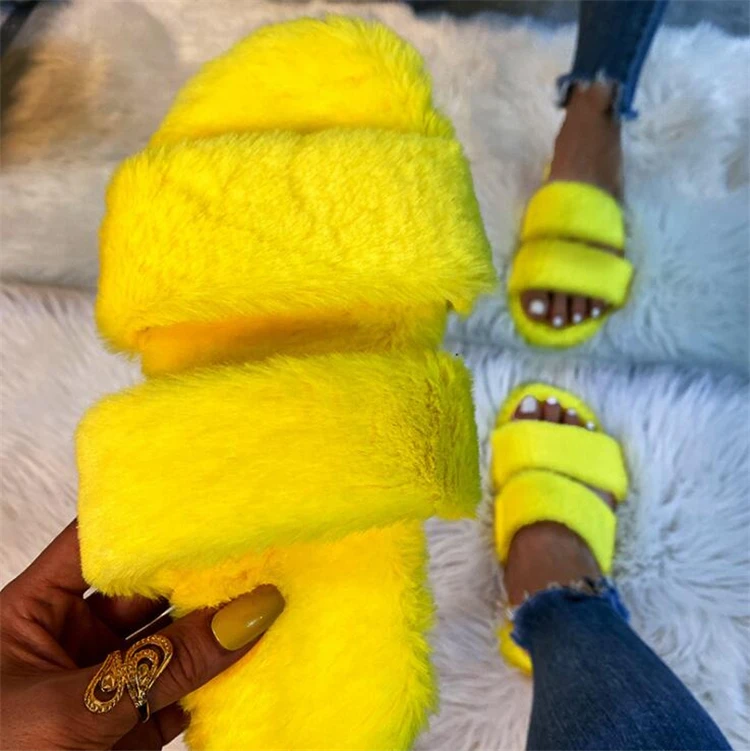 Wholesale 2021 Double Straps Furry Sandals Soft Ladies Big Fur Slippers Shoes Raccoon Fur Slides Women, As pictures or customized color
Wholesale 2021 Double Straps Furry Sandals Soft Ladies Big Fur Slippers Shoes Raccoon Fur Slides Women, As pictures or customized color