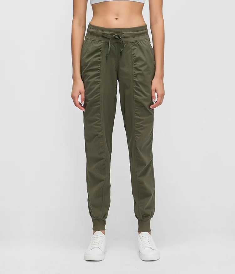 New Arrival Woven Fabric Wholesale Womens Drawcord High Waisted Sports Workout Gym Wear Lightweight Jogger Pants
New Arrival Woven Fabric Wholesale Womens Drawcord High Waisted Sports Workout Gym Wear Lightweight Jogger Pants