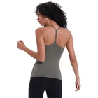 Padded Fitness Tank Tops Sport Running Shirts Camisoles Beauty Back Vest For Women