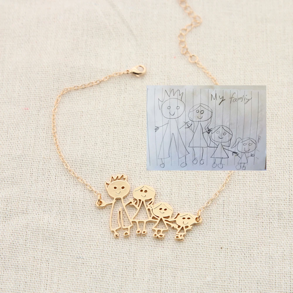 Kids Artwork Personalized Custom Jewelry Gift Photo LOGO Pendant Necklace Customized Children Drawing Necklace
Kids Artwork Personalized Custom Jewelry Gift Photo LOGO Pendant Necklace Customized Children Drawing Necklace