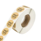 Factory direct round 5cm Paper Stickers For Envelopes Card tissues paper Bag sealing sticker