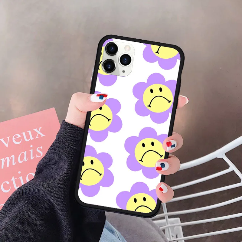 JAMULAR Fashion Smiley Flowers Phone Case For iPhone 12 7 11 Pro XR XS MAX X 8 SE20 6 Plus Cute Silicone Hard Cover Matte Fundas
JAMULAR Fashion Smiley Flowers Phone Case For iPhone 12 7 11 Pro XR XS MAX X 8 SE20 6 Plus Cute Silicone Hard Cover Matte Fundas