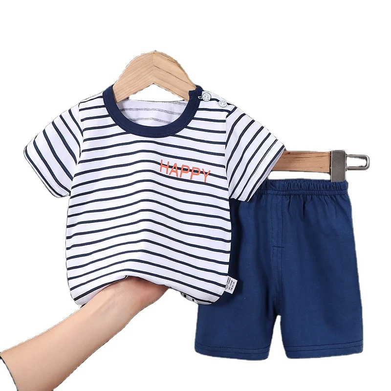 High Quality Super Soft T-shirt Baby Pajamas Sets Custom Prints Newborn Short Sleeve Tops Pants Toddler Suits, Picture shows
High Quality Super Soft T-shirt Baby Pajamas Sets Custom Prints Newborn Short Sleeve Tops Pants Toddler Suits, Picture shows