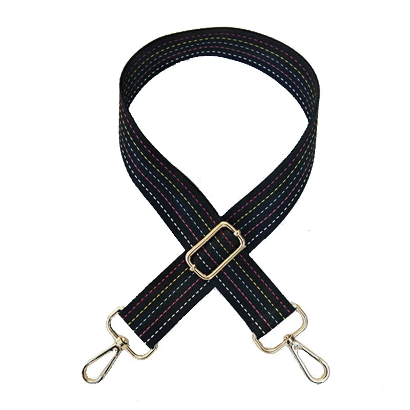 New design 130cm Long Black adjustable colorful sewing Crossbody Bag Strap belt DIY Hanger handels with metal hook
New design 130cm Long Black adjustable colorful sewing Crossbody Bag Strap belt DIY Hanger handels with metal hook