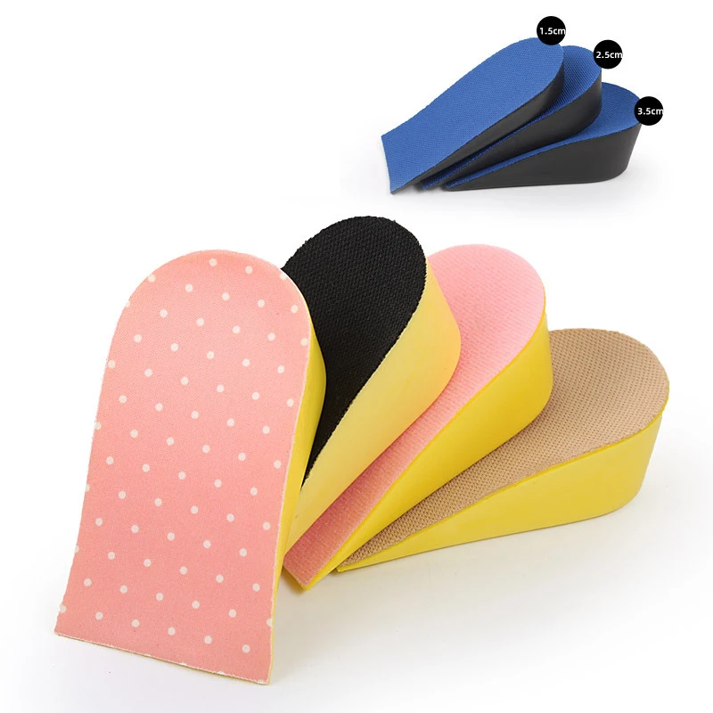 1.5 2.5 3.5 cm Men And Women Pu Adult Invisible Sports And Leisure Increased Semi-Cushion Insole, 7 colorful
1.5 2.5 3.5 cm Men And Women Pu Adult Invisible Sports And Leisure Increased Semi-Cushion Insole, 7 colorful