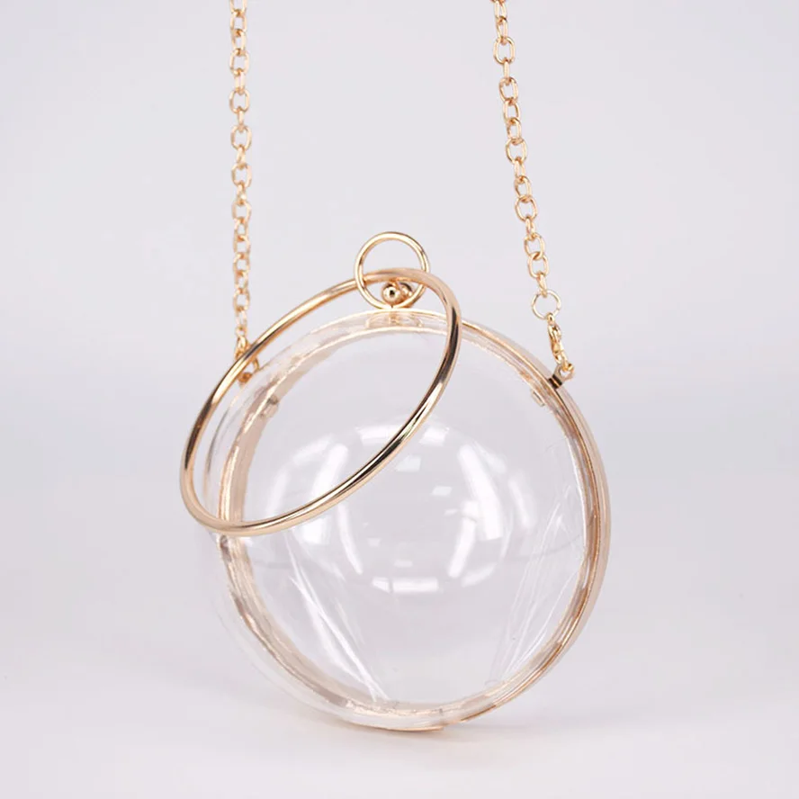 Round transparent ball clear new color small shoulder color women purses and handbags clutch chain crossbody bag acrylic bags, Sliver
Round transparent ball clear new color small shoulder color women purses and handbags clutch chain crossbody bag acrylic bags, Sliver