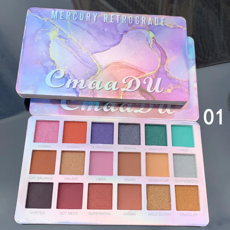 18 color makeup eyeshadow palette Matte Shimmer metallic waterproof eyeshadow Cosmetics
18 color makeup eyeshadow palette Matte Shimmer metallic waterproof eyeshadow Cosmetics