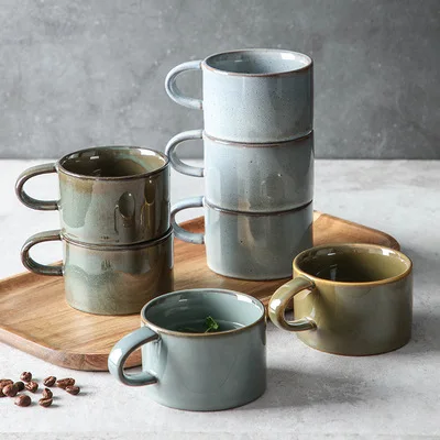 wholesale Japanese retro and practical coffee mug with LOGO, As picture 
wholesale Japanese retro and practical coffee mug with LOGO, As picture
