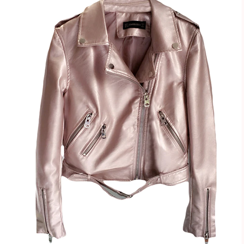 Women Faux Leather Jacket Casual Biker Motorcycle Jackets Female High Stree Leather Jacket Coat
Women Faux Leather Jacket Casual Biker Motorcycle Jackets Female High Stree Leather Jacket Coat