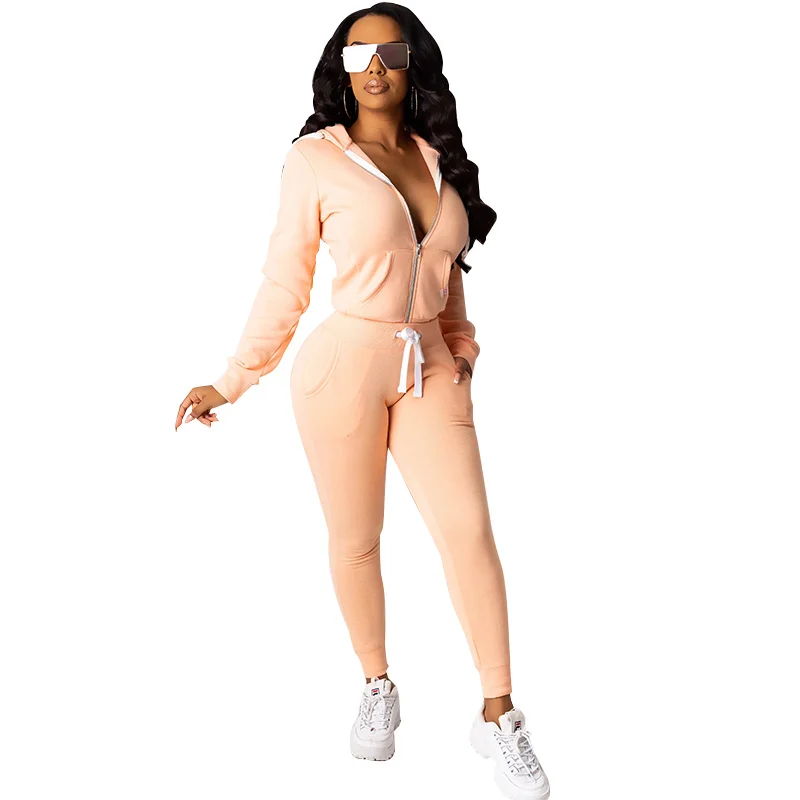 Zip Up Hoodie And Pants Tracksuit Women Spring Casual Streetwear Ladies Sports Suit Two Piece Set
Zip Up Hoodie And Pants Tracksuit Women Spring Casual Streetwear Ladies Sports Suit Two Piece Set