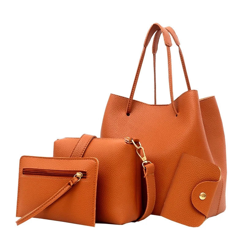 Fasion cheap soft PU leather ladies bag set shoulder crossbody purse tote women handbags, Natural
Fasion cheap soft PU leather ladies bag set shoulder crossbody purse tote women handbags, Natural