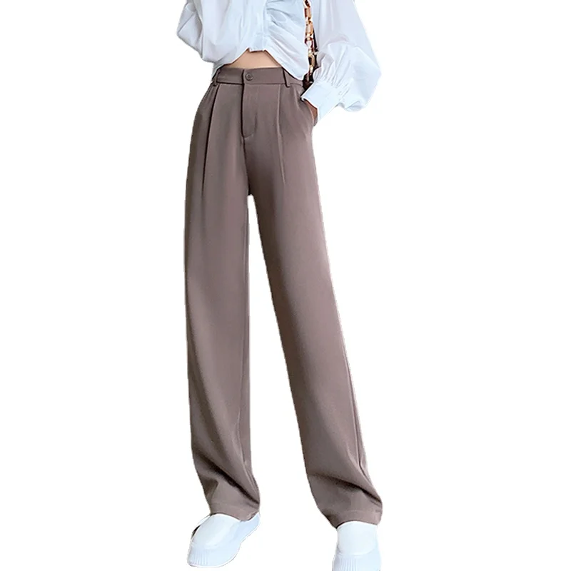 Elegant Clothes High Waist Drooping Suit Pants for Women Cool Boyfriend Pants Casual Fashion Pants Straight Wide Leg Trousers, Black white cofffee
Elegant Clothes High Waist Drooping Suit Pants for Women Cool Boyfriend Pants Casual Fashion Pants Straight Wide Leg Trousers, Black white cofffee
