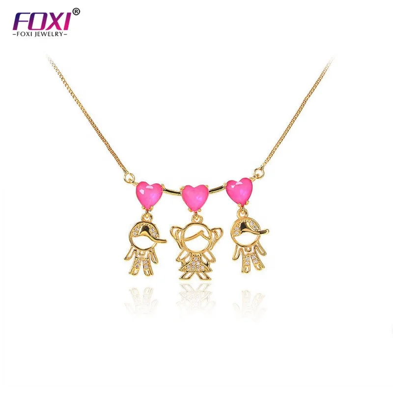 FOXI Women Heart Shape lovers boys and girls Pendant Necklace With Long Chain For Men Jewelry
FOXI Women Heart Shape lovers boys and girls Pendant Necklace With Long Chain For Men Jewelry