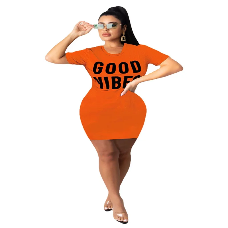 Wholesale 2021 summer casual letter printing sexy mini dresses club dress women, Customized color/as show
Wholesale 2021 summer casual letter printing sexy mini dresses club dress women, Customized color/as show