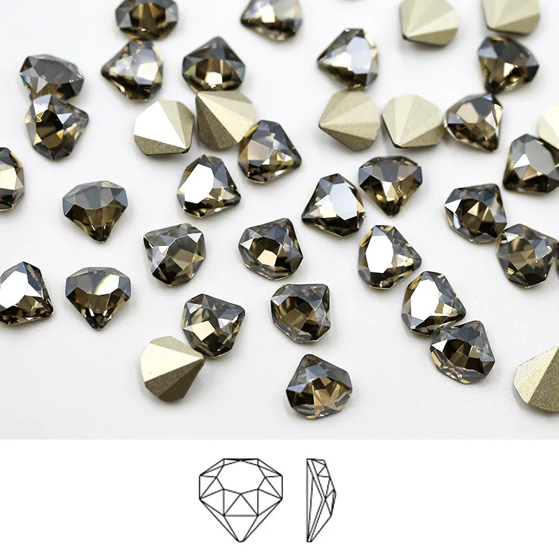 Paso Sico Brilliant K9 Glass decorative colorful iridescent glass stone for 3D Nail Art
Paso Sico Brilliant K9 Glass decorative colorful iridescent glass stone for 3D Nail Art