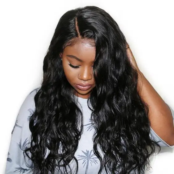 YC032 Double drawn remy human deep waving hair wig women's glueless full lace wig pre plucked
YC032 Double drawn remy human deep waving hair wig women's glueless full lace wig pre plucked