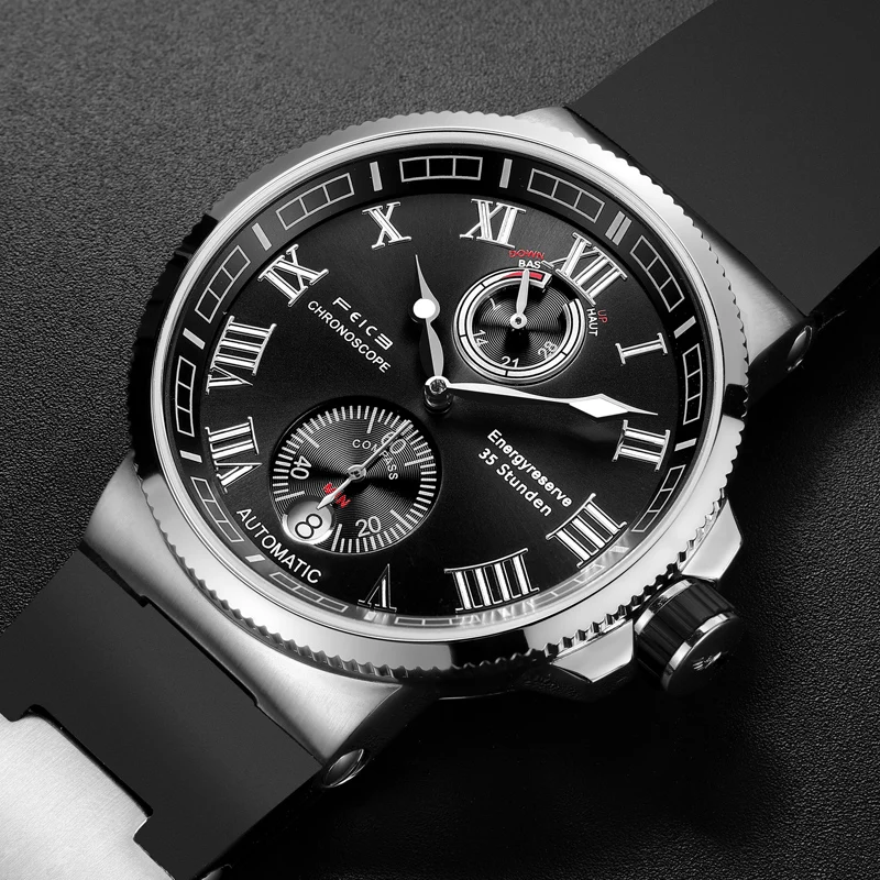 Waterproof mechanical men's silicone strap luminous calendar fashion watch men's watch wholesale factory direct sales
Waterproof mechanical men's silicone strap luminous calendar fashion watch men's watch wholesale factory direct sales