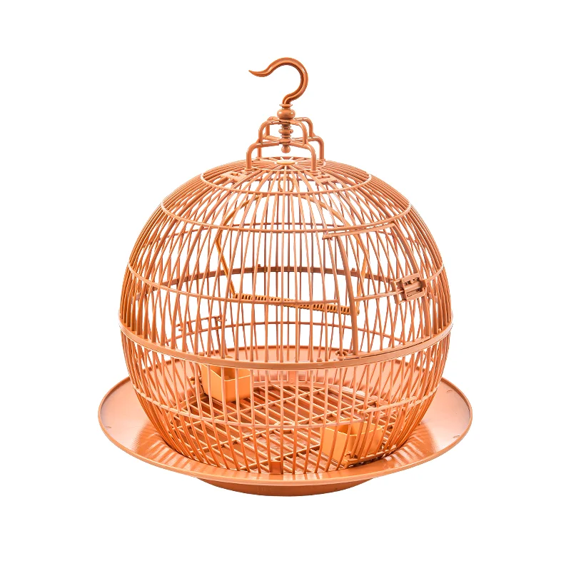 

New Arrival European Style Round Bird Cages House Bird Carrier for Small Birds Parrot Parakeets